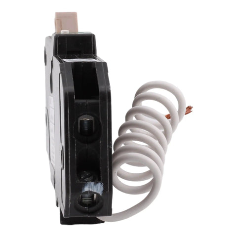 15 Amp Single Pole Arc Fault AFCI Circuit Breaker With Pigtail Neutral 120 240 Volt AC UL Listed 10kAIC For Home Panels DIY Friendly Install Superior Arc Fault Protection side view