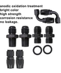 15 Ft AN6 Transmission Cooler Line Kit For 4L60E 4L65E Black Nylon Braided Hose With Aluminum Fittings Universal Fit components