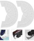 Premium 4mm Rubber Sole Protector Pads Stick On Shoe Heel Repair Patches, white rubber sheets for sneakers and boots.