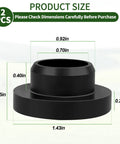 Heavy Duty Fuel Tank Grommet Replacement For Zero Turn Mowers Compatible With Model Codes SCZ48V SCZ52V SCZ61V SCZ72V SCZII Cheetah Cheetah II And Freedom Z For Reliable Fuel System Sealing And Leak Prevention product dimensions