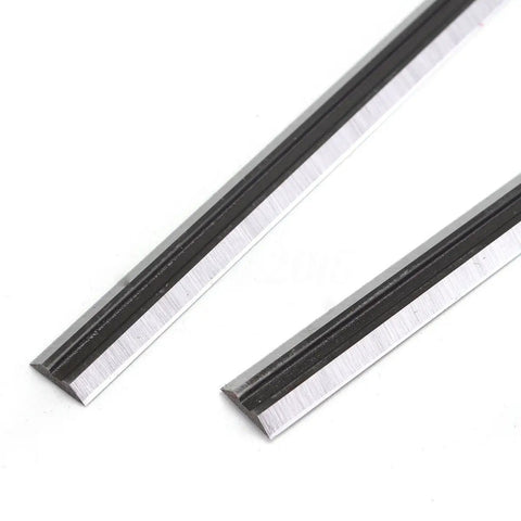 12 Inch Planer Blades For Makita 2012NB And 2012 Replacement 793346-8 Set of 2 Pro Grade Reversible Double Edged Steel Blades