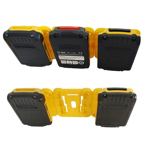 Heavy Duty Battery Holder Mounts 10 Pack For Workshop Organization With Included Hardware And Sturdy Abs Plastic Rack Compatible With 20V And 60V Cordless Tool Packs To Keep Your Bench Neat And Slick