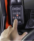 Hand operating 8-gang A-pillar switch panel for Jeep Wrangler JK 2007 2018 8 Gang A Pillar Switch Panel System For 12V Accessories