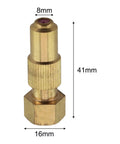 High Pressure Adjustable Copper Spray Nozzle For Agricultural Sprayers Farm Ready Irrigation And Crop Protection One Point Five Hole Easy Turn Control Pro Grade Watering Solution For Efficient Field Spraying
