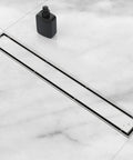 Dope 2 In 1 Linear Shower Drain 32 Inch With Tile Insert Grate In Brushed Nickel 304 Stainless Steel