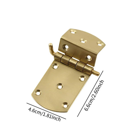 Pro Grade Grand Piano Lid Hinge Replacement For Standard Pianos, Easy Install, Durable Musical Instrument Accessory, Brass Finish