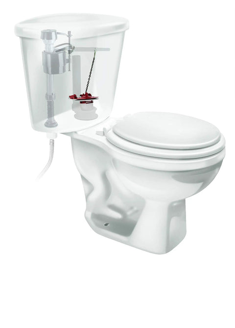 Adjustable Water Saving 3 Inch Toilet Flapper Red Model 513A-016-P4 Compatible No Fuss Install Durable Toilet Tank Replacement With Low Water Use And Quiet Flush