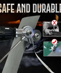 Metal Nibbler Drill Attachment for Fast Metal Cutting with Electric Shears, showing durability and safety in action on sheet metal.