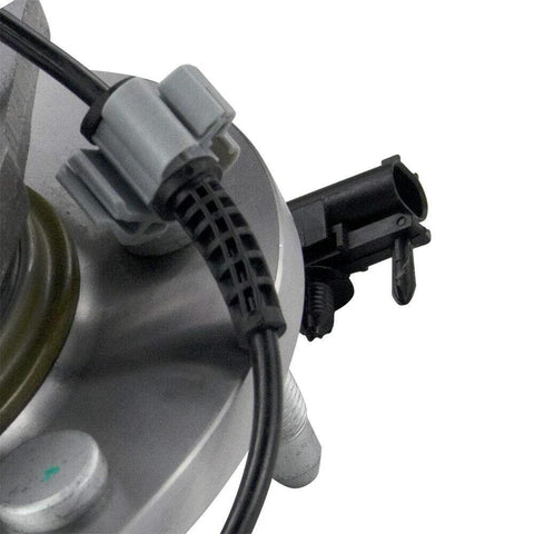 Close-up view of Front Wheel Bearing And Hub Assembly 6 Lug With ABS For 4WD Vehicles Fits Chevy Silverado Suburban Tahoe