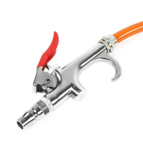 Hustle Ready Heavy Duty Pneumatic Hydraulic Foot Pump Packed With 2.3 Liter Air Tank And 3/8 Inch Npt Connectors Engineered Smooth For Tough Workshop Crimping Projects