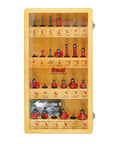Level Up Your Woodworking Game With This Badass 26 Piece Artisan Router Bit Set Designed For 1/4 Inch Collets packed in a storage tray.