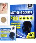 Motion Sickness Patches 40 Count Non Drowsy Relief For Travel By Car, Plane, Or Cruise Ships Lasts 72 Hours Mint Scent With Breathable Adhesive Backing Easy On Skin For Adults And Kids Aged 4 Plus Must Have Travel Gear pack and ear patch