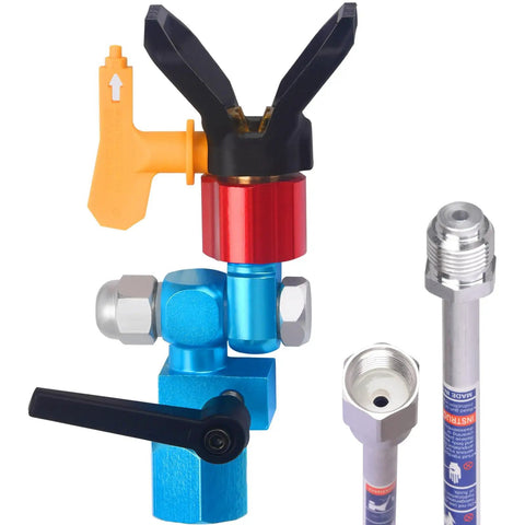 Airless Spray Gun Guide Accessory With 517 Tip And 10 Inch Extension Pole For Graco Titan And Wagner Magnum Sprayers