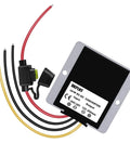 Golf Cart 120W 48V to 12V Converter Regulator 10A Waterproof Voltage Reducer with colored wires and durable aluminum body