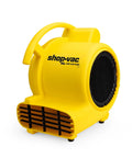 Heavy Duty Floor Drying Fan With 1000 CFM Air Mover, 3 Speed Blower, yellow portable stackable design, front view