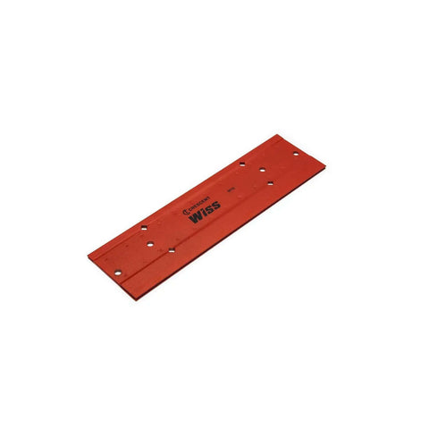 Folding Tool For Sheet Metal Bending With Dual Throat Depths Built From 16 Gauge Steel, 12 Inch Red, metalworking tool on white background.