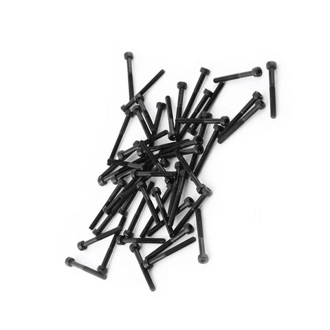 M3 Hex Socket Head Cap Screws 30mm Grade 12.9 Alloy Steel Partial Thread Allen Bolts 50 Pack scattered view
