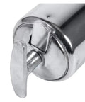 Close-up of Beefy 400cc Pneumatic Grease Gun with stainless steel spring, part of portable manual oil gun design.