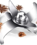 Blade assembly of Electric Grain Grinder With Stainless Steel Body, Safety Upgraded, High Speed Spice Mill, 800G Capacity