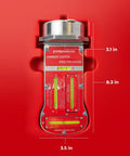 Pro Grade Magnetic Camber Caster And KPI Alignment Gauge With Bullseye Bubble Vials for precise wheel geometry tuning, 3.1x8.3 inches.
