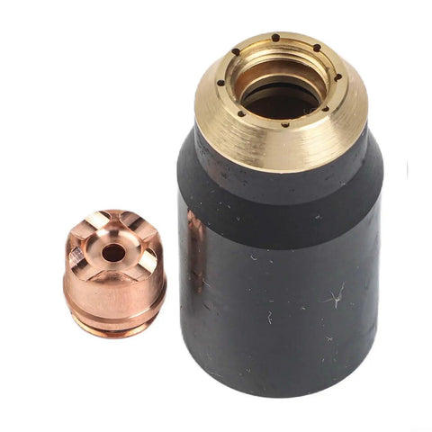 Drag Shield Pro Grade Plasma Cutter Shield Kit 50 To 60 Amp for SL60 and SL100 Torches, showing cap and resistor
