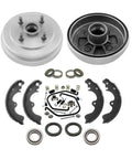 Get Your Car Running Smooth Again With This Top Notch Rear Drums Brake Shoes Spring Kit And Seals Bearings Set Fit For Toyota Tercel 96 To 98 Without Abs Made From Durable Non-Asbestos Stuff. rear drum brake shoe kit with bearings, seals, springs, and hardware