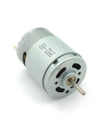 High Torque DC Motor 6V To 12V RS-380 17500 RPM Mini 28mm Electric Motor, compact steel body for DIY projects.