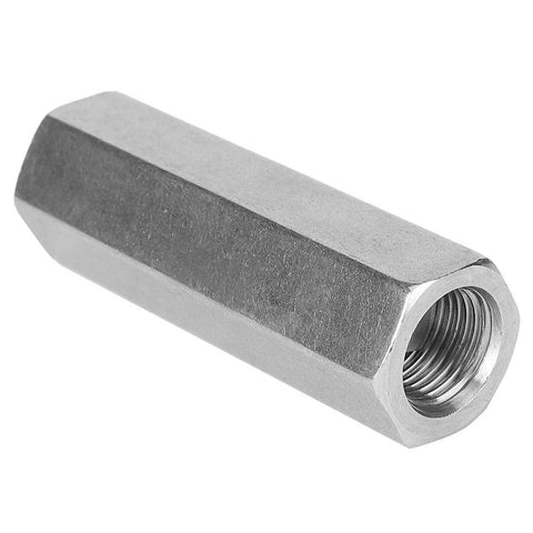 Stainless steel hexagonal air check valve with female BSPP thread, 1/4 inch