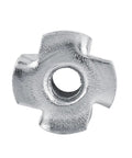 Heavy Duty Carbon Steel T Nuts Four Pronged Tee Nuts For DIY Woodworking And Furniture Assembly, Captive Nut Set In M3 To M8 Sizes