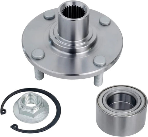 Front Brake Kit For Ford Focus 2008 2009 2010 2011 With Ceramic Brake Pads Premium Disc Rotors Front Wheel Hub Bearing