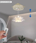 Heavy Duty Ceiling Light Hoist Lifter With Powerful 213W Motor And Remote Control Winch For Safe Fixture Maintenance Up To 330 Pounds with remote