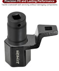 Close-up of Crank Arm Removal Tool Set for One Half Inch Drive compatible with Honda and Acura engines, anti-corrosion finish.