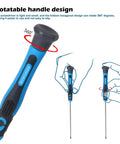 Rotatable handle of V Series Vacuum Disassembly Tool Set For V6 Through V15 Cleaners with ergonomic blue screwdriver.