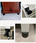 40 Pcs Rubber Adjustable Leveling Feet Set With M6 M8 Screws For Tables And Chairs Anti Shock Floor Protectors in use