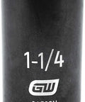 Deep Half Inch Drive Impact Socket Set 6 Point SAE 19 Piece Off Corner Loading Design Reduces Fastener Rounding Black Oxide Finish Resists Corrosion Heavy Duty Auto Repair And Shop Gear socket