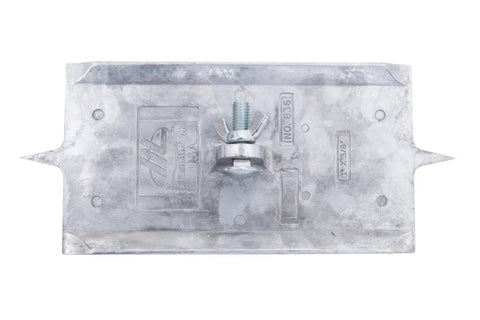 Zinc Double End Walking Groover For Concrete 8 By 4 And Three Eighths Inch Blade Creates 1 Inch Grooves Bidirectional Double End Blade Lets You Run Both Ways Reduces Bending Durable Concrete Tool For Smooth Edges