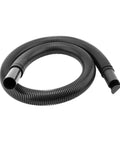 Flexible One And A Quarter Inch Diameter Four Foot Vacuum Hose Replacement For Wet And Dry Vacuums, black vinyl, coiled view