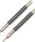 Heavy Duty Two Piece Spring Loaded Hammerless Center Punch Kit showing two precision marking tools with steel bodies.