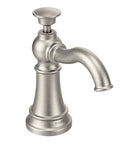 Deck Mounted Kitchen Soap Dispenser With 18 Ounce Refillable Bottle Easy Lift Off Top Spot Resist Stainless Finish