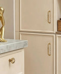 5.04 Inch Bronze Brass Cabinet Pulls Set Of 10 Vintage Style Handles on cream cabinet doors