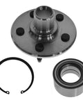 Rear Wheel Bearing And Hub Kit Set For 2002 2010 Ford Explorer 2002 2003 Explorer Sport 2007 2010 Explorer Sport Trac Lincoln Aviator Mercury Mountaineer Two Piece Rear Driver And Passenger Side Bearings For Your Ride with components visible.
