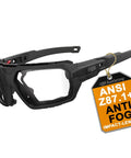 Side view of Anti Fog Motorcycle Riding Goggles For Powersports And Outdoor Adventures, Dustproof Windproof Safety Eyewear
