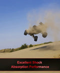 RC car jumping with WLtoys 4 Pack RC Oiled Shocks Absorber Set For 1/12 1/14 1/16 Off Road Buggy Cars in desert