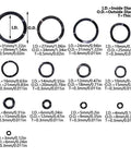 320 Piece Carbon Steel Wave And Crinkle Spring Washer Set M3 Through M31 Compression Type Assortment With Box Includes 13 Models Handy Durable Elastic Washers For Automotive Machinery And DIY Projects, size chart