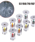 Premium Fire Sprinkler Head With Spray Nozzle For Fire Extinguishing System Protection 20mm Upwards Connection 57 To 93 Degree Temperature Rating multiple units on display