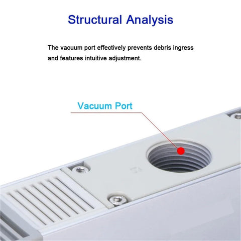 Vacuum port of Beefed-Up High-Flow Multi-Stage Vacuum Generator With Strong Suction And Negative Pressure For Industrial Use, Pulse Vacuum Pump Model ZL112 K25LZD GN For Precise Material Handling, Labs, Electronics Assembly And QC
