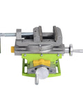 Front view of Cross Slide Drill Vise 2 Way X Y Compound Vise for Milling and Drilling on Bench Drills and Milling Machines