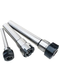 Heavy Duty ER Series CNC Collet Collection with three sizes, high-grade metal for milling machines and lathes.