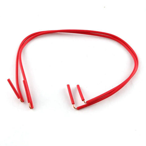 Red wires part of Hands On Electrical Circuit Kit For Learning Basic Circuits And Physics Science Lab Gear With A 3.8V Bulb Battery Box Switch Wires And Lamps Plug And Play Starter Electricity Experiment Set