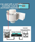 Go-To Portable Micro Hydro Generator For Off-Grid Power 12V/24V DC Water Turbine System With Controller setup diagram